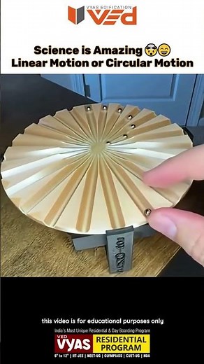 Science is Amazing 🤯 | Linear Motion vs Circular Motion Explained! 🔄 #shorts