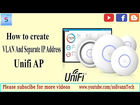 How to configure vlan on and separate ip address on Unifi AP | Ubiquiti