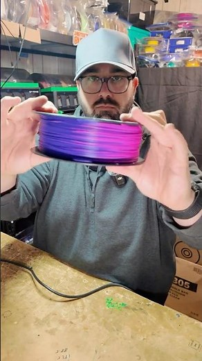 🟣🩷CC3D Thermo Changing PLA (Purple to Pink) Filament | 8/1000 #3dprinting