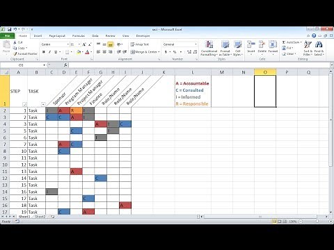 Create a Basic RACI Chart