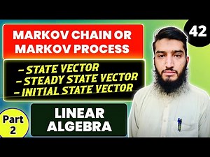 Markov Process/Chain | State vector | Steady state vector | initial state vector | Linear Algebra