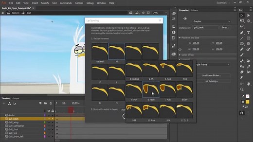 Creating and working with symbol instances in Animate