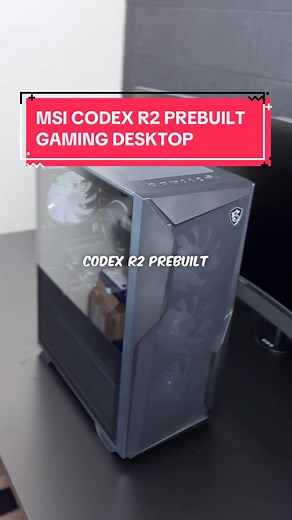 The Codex R2 Gaming Desktop from @MSI is the perfect budget prebuilt PC that is super affordable and plays graphic intensive games with ease 😎 @Lucky the Dragon @Blended Group #msi #BlendedGTalks #Aegis #Codex #Vision #MSIGOTGAME #tech #techtok #prebuiltpc #hapathunder #fypシ゚