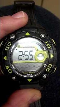 How to set the time on your Armitron all sport watch