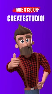 🎉 Special Lifetime Software Deal 🎉 ✔️1-time price of just $67 (Normally $197) ✔️UNLIMITED Video Exports! Get Special Here: https://createstudio.com/special Create FIRST CLASSS Videos in any STYLE in just minutes! ZERO tech or design skills needed! 😍 You can use CreateStudio to improve your... 😍 - Social media content - Create Sales videos - Create 3D character explainer videos - Create Vertical & Square Social Ads - Create eCommerce ads & Posts - Create YouTube animations & content - And sim