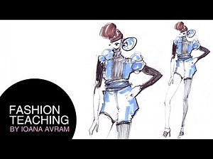 Easy fashion design drawing