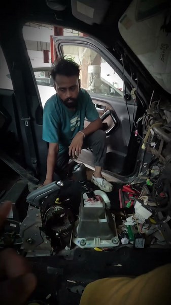 Scorpio N Transformation | Manual to Automatic Start #scorpio #scorpion #transmission #carconversion