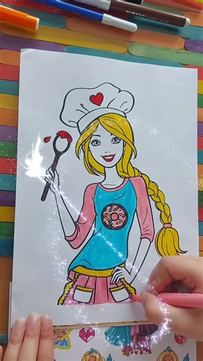 Barbie Coloring Book for Kids | Coloring Tutorial and Art Ideas