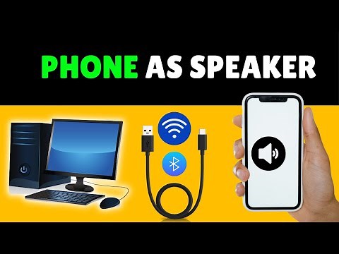 How To Use Android Phone As Speaker For PC & Laptop (USB, WiFi, and Bluetooth) - Full Guide