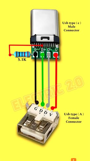 How to make type C OTG cable | Electric 2.0