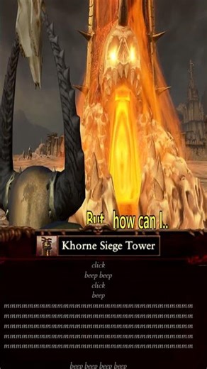 When the Undivided Chaos Warrior use Siege Tower of Khorne for the First Time
