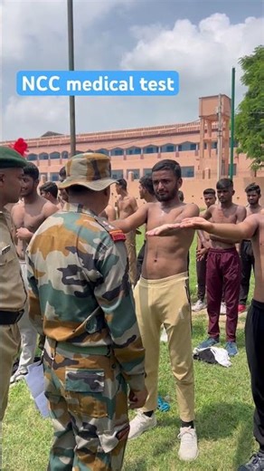 NCC medical test #ncc #army #fauji #ncc_army