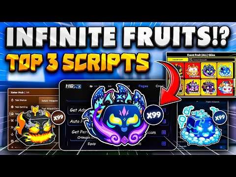 TOP 3 BEST Blox Fruits Scripts • NO KEY • Auto Farm, Devil Fruit Sniper, Fast Attack, Sea Events!