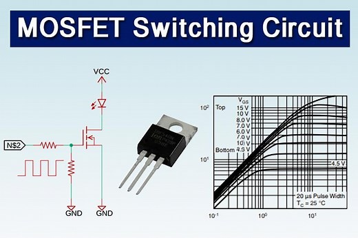 Simple MOSFET Switching Circuit – How to turn on / turn off N-Channel and P-channel MOSFETs