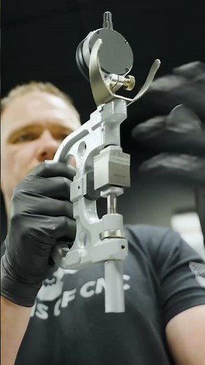 High Precision Snap Gauge Set Up and Application- From Titans of CNC #shorts