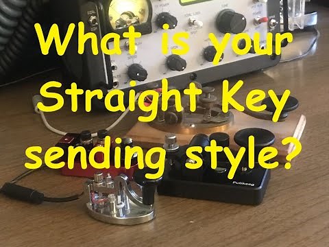#365: Ham Radio: What is your CW straight key sending style?