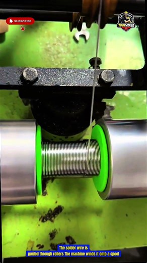 High Precision Solder Wire Spooling Process Creates Neat and Ready-to-Use Coils | Construction Tools