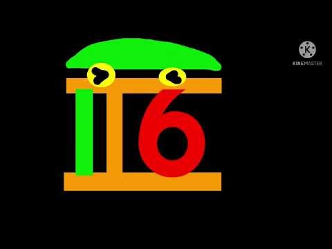 Sesame Street Abstract Count #19 My Version (New 2)