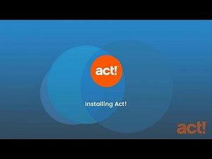 Act! Training Videos - Installing Act!