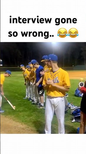 crashed his interview..