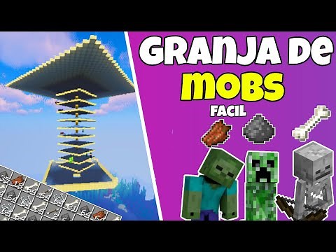 La Mejor Granja de Mobs Automática (AFK) en Minecraft Java 1.21.4 de Forma Fácil