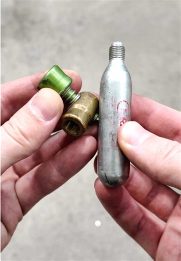 Tiny Inflator for Easy Bike Restoration