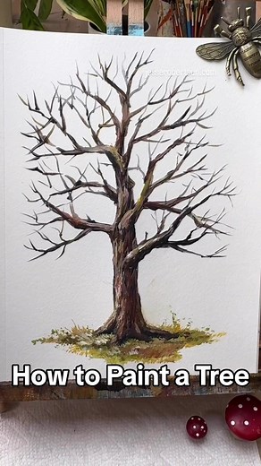 🌲How to Paint a Tree Trunk & Branches in Acrylic 🌲We’re launching into an exciting Tree Challenge this weekend on my channel! This challenge will walk you through the fundamentals of painting trees—from understanding their shape, form, and texture to mastering four different types of trees. By the end of the week, you’ll use what you’ve learned to create your own unique tree composition! 🌲Follow my page and register now for this free, week-long challenge, perfect for anyone looking to improve