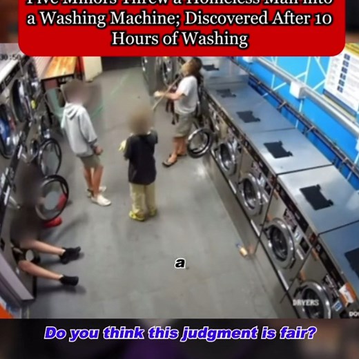 Five Teenagers Charged After Homeless Man Found Dead Inside Laundromat Washing Machine You won’t believe how it ends—check out the full story in the comments | Justice Unfolded