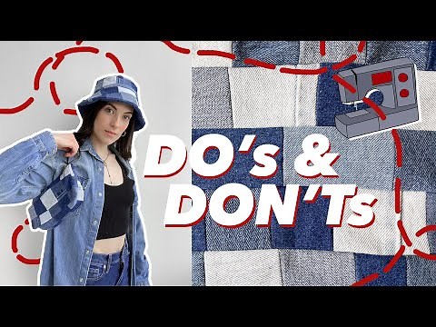 How To Make Patchwork Denim | Watch This Video Before Making Anything Patchwork!