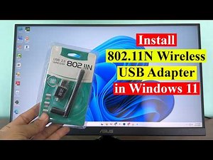 How to install USB 2.0 Wireless 802.11N Driver