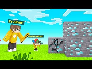 TEACHING MINI CRAINER How To PLAY Minecraft!