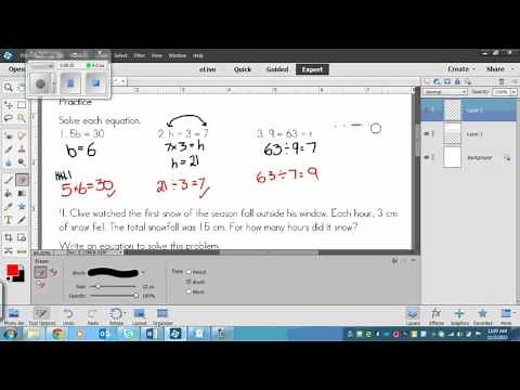 Grade 5 Math Lesson - Solving Equations Involving Multiplication and Division