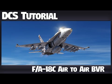 F/A-18C Hornet air to air beyond visual range tutorial | DCS