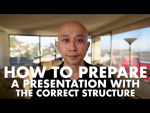 How to Prepare a Presentation with the Correct Structure