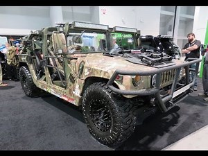 aftermarket parts for your military Hummer : SEMA show Las Vegas