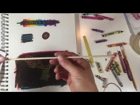 Crayon Scratchboard Tutorial