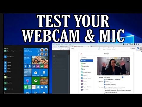 How To Test Webcam | How To Test Mic | Test Your Webcam & Mic | Zoom meeting Camera Test & Mic