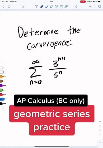 Understanding Geometric Series and Calculus: Convergence Analysis