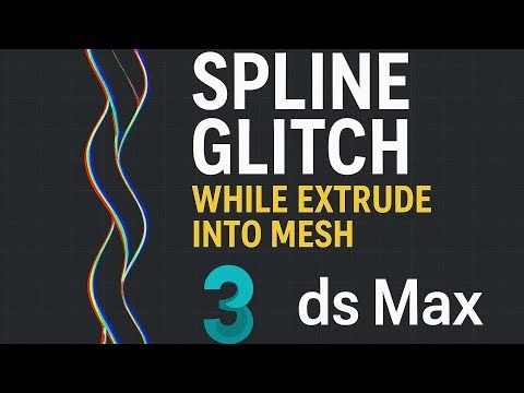 Fixing Spline Glitch While Extruding into Mesh | 3ds Max Tutorial