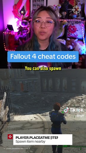 Fallout 4 God Mode: Just type “~ tgm” on your PC for infinite health, ammo, and more! #fallout #cheat #codes #cheatcodes #fallout4 #godmode #tricks #ign #gaming