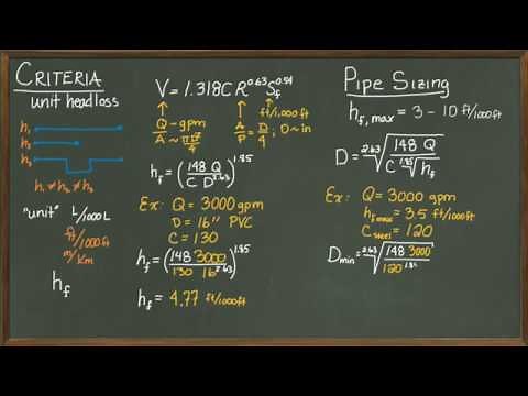 Hazen Williams Examples