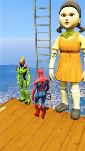 GTA 5 Epic Water Ragdolls Spiderman Jump/Fails Ep 354 #shorts