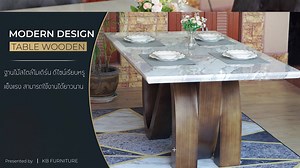 217K views · 549 reactions | ✨ชุดโต๊ะอาหารฐานไม้✨...