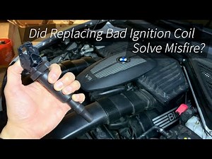 【Fixing misfire】Replacing faulty ignition coil on BMW X5 E70 4.8i 2008