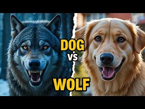 Comparison Between Dogs and Wolves | Nature Explained|From Wild Predators to Loyal Friends