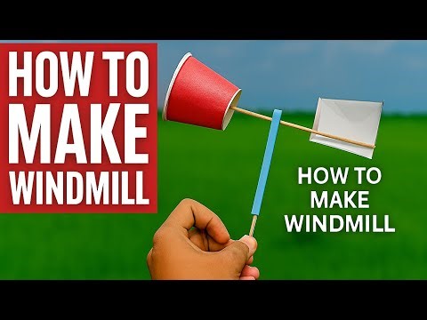 Easy Science Project | DIY Simple Anemometer | School #Project 💨