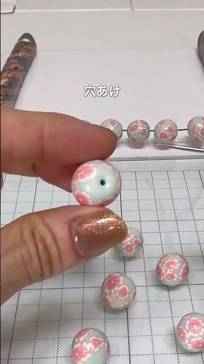 桜ピアスができるまで｜Polymer clay Art Jewelry #ハンドメイド
