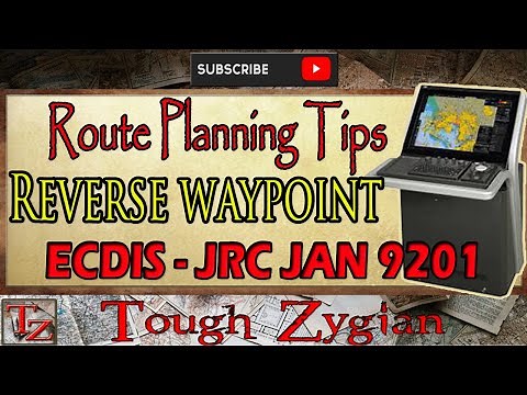 ECDIS JRC JAN-9201 | How to Reverse the Route Plan | JRC ECDIS TUTORIAL | ECDIS Tutorial 5/12