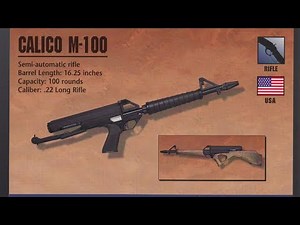“Calico M100 .22LR – The Wild 100-Round Space Gun from the 80s! | Full Review, History & Range Test”