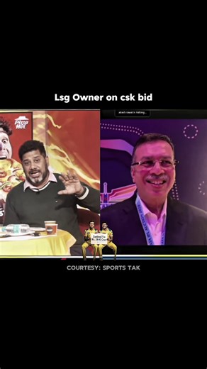 Lsg Owner on csk big Buys #csk #interview #iplauction #shorts
